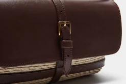 Vacation Wear|Handbags-Altuzarra 'Watermill' Shoulder Leather Flap Natural/Praline